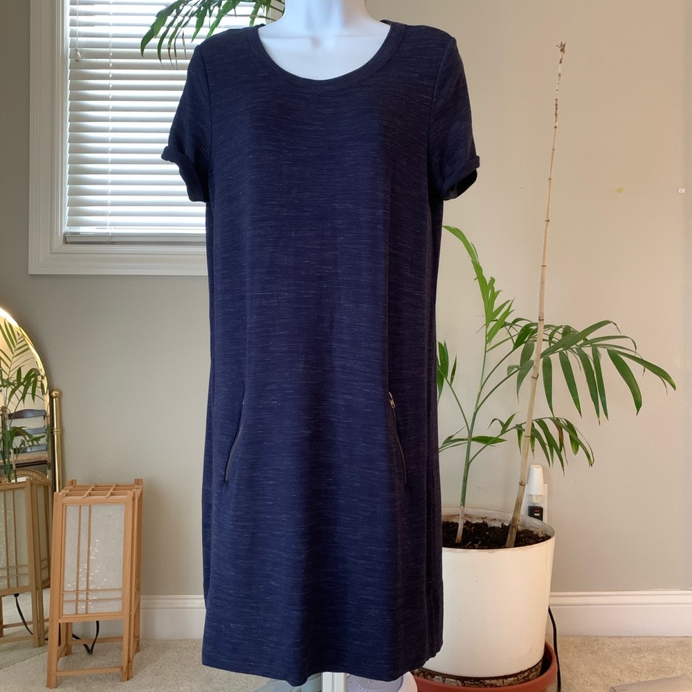 Heathered t-shirt dress